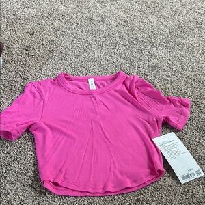 lululemon athletica Pink Short Sleeve Tee